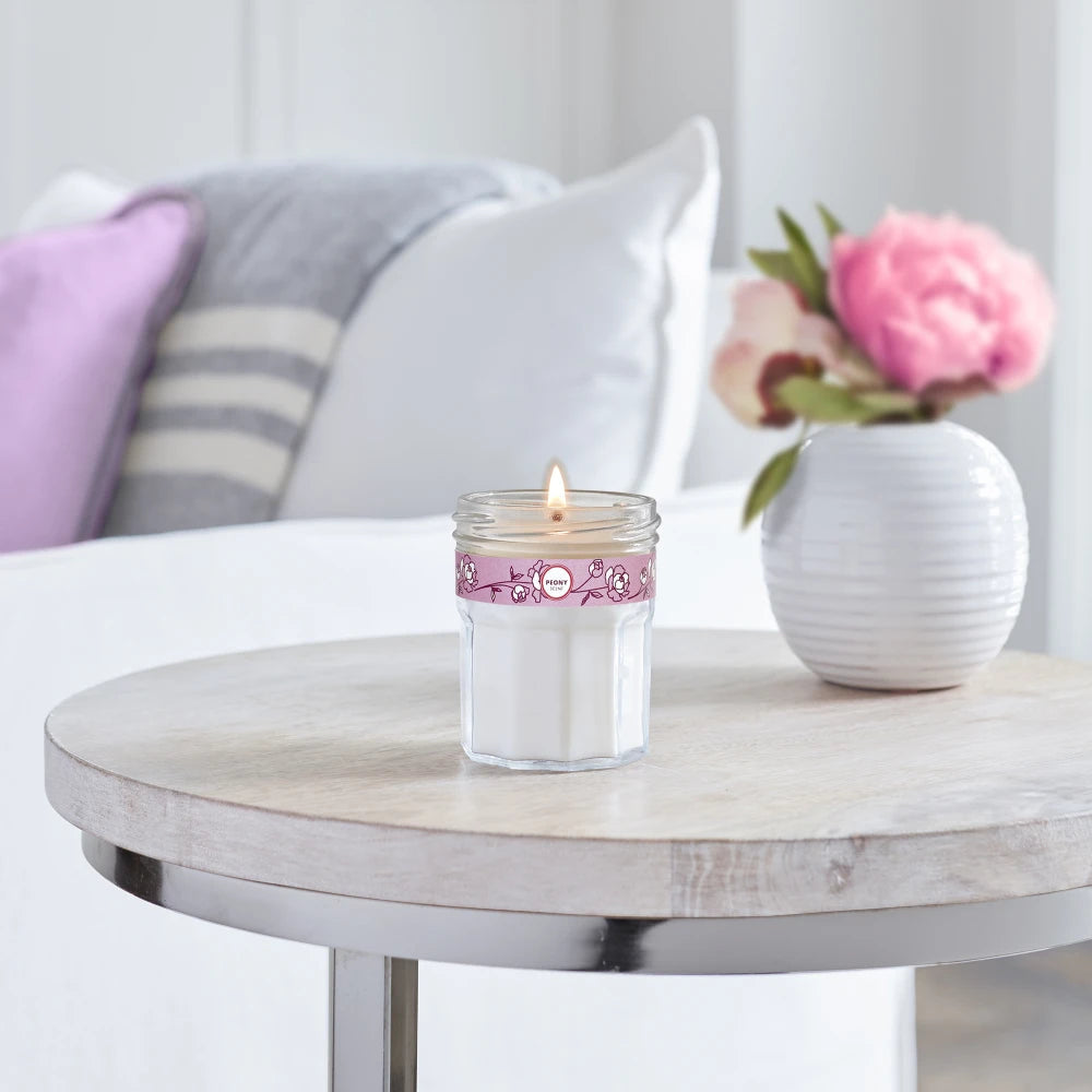 Mrs. Meyer's Peony Small Scented Soy Candle