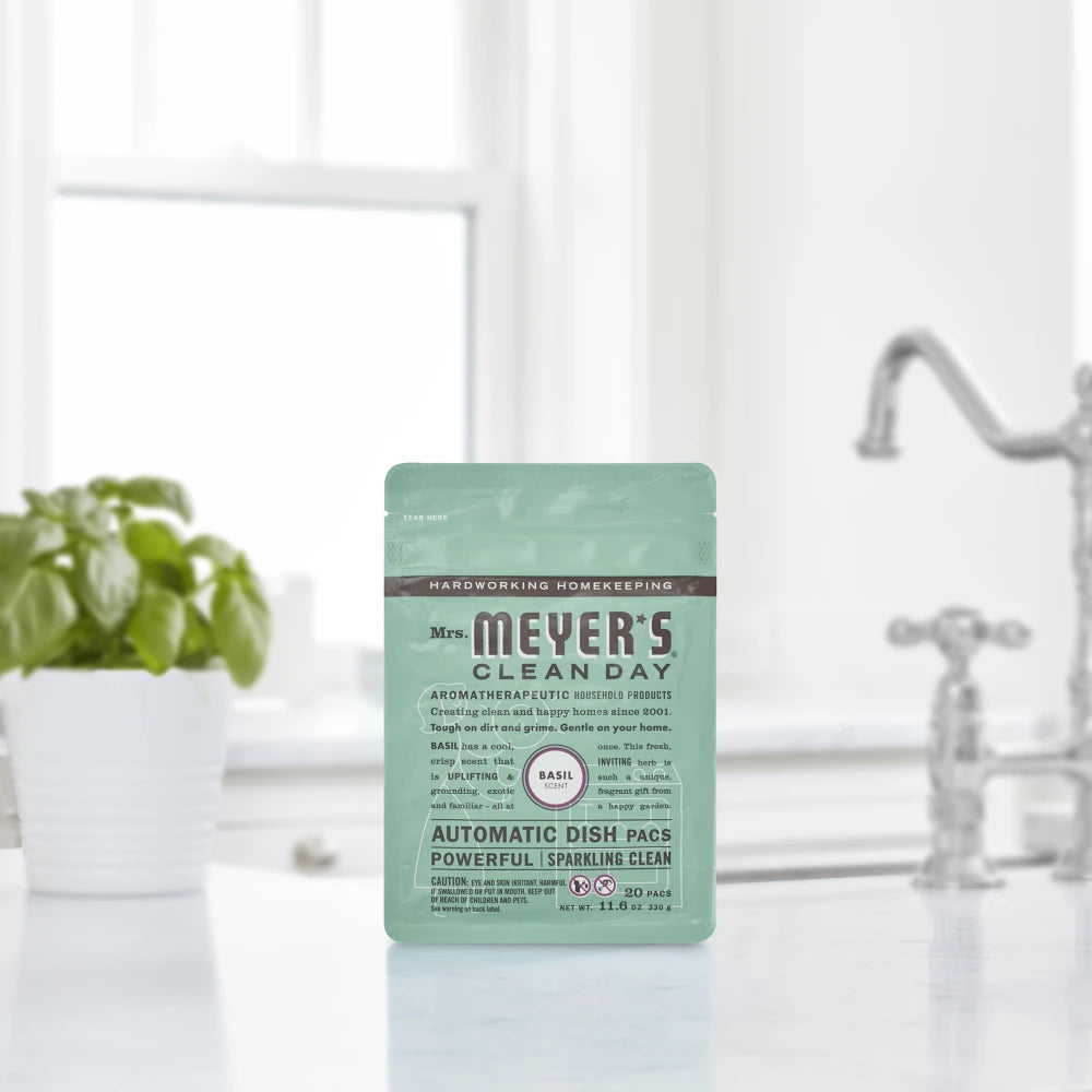 Mrs. Meyer's Basil Automatic Dishwasher Packs