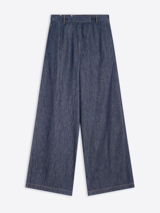 Wide Leg Denim Pants
