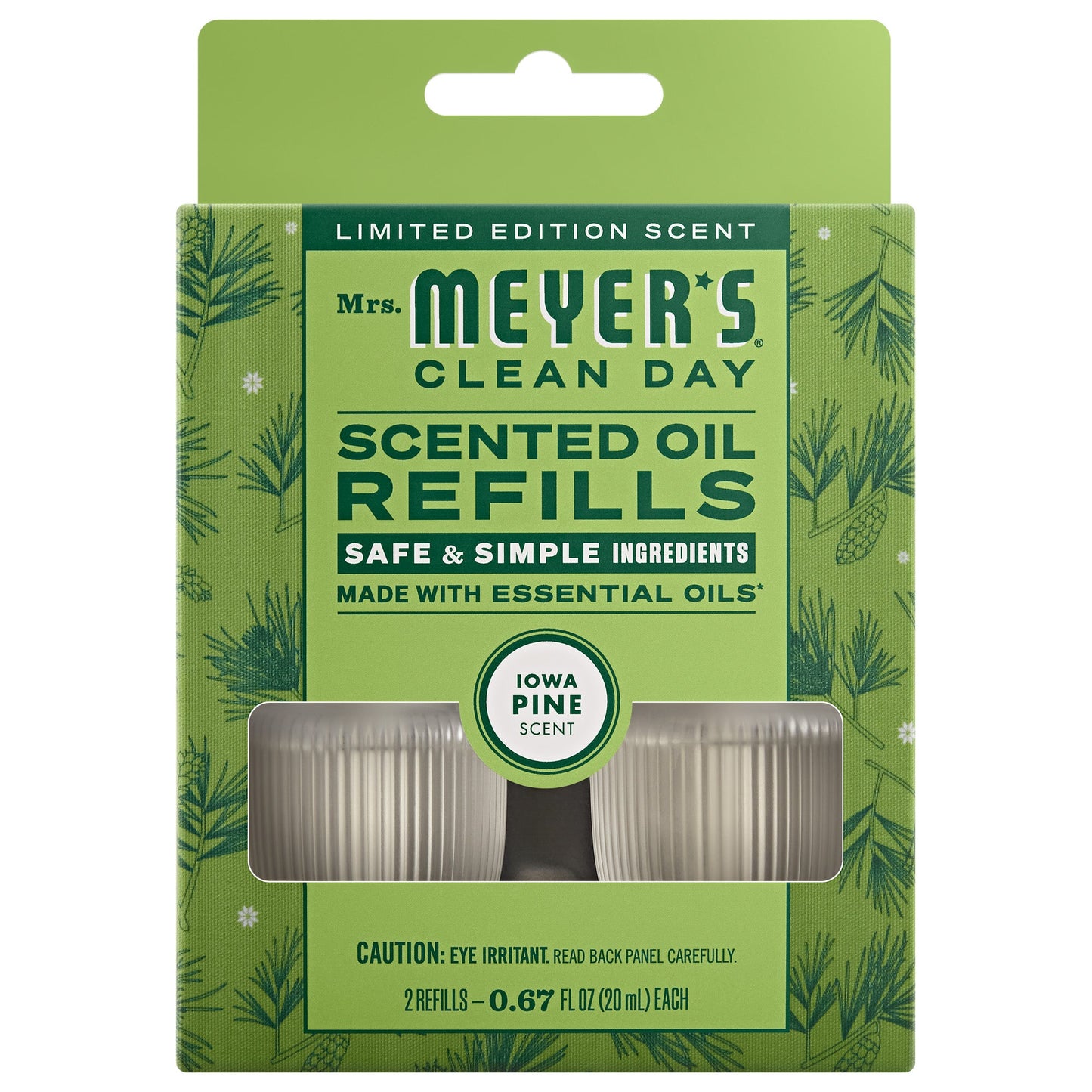 Mrs. Meyer's Iowa Pine 2-Pack Plug-In Scented Oil Refills
