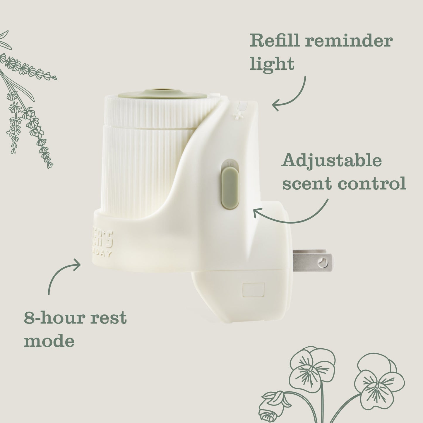 Mrs. Meyer's Electric Plug-In Scented Oil Warmer