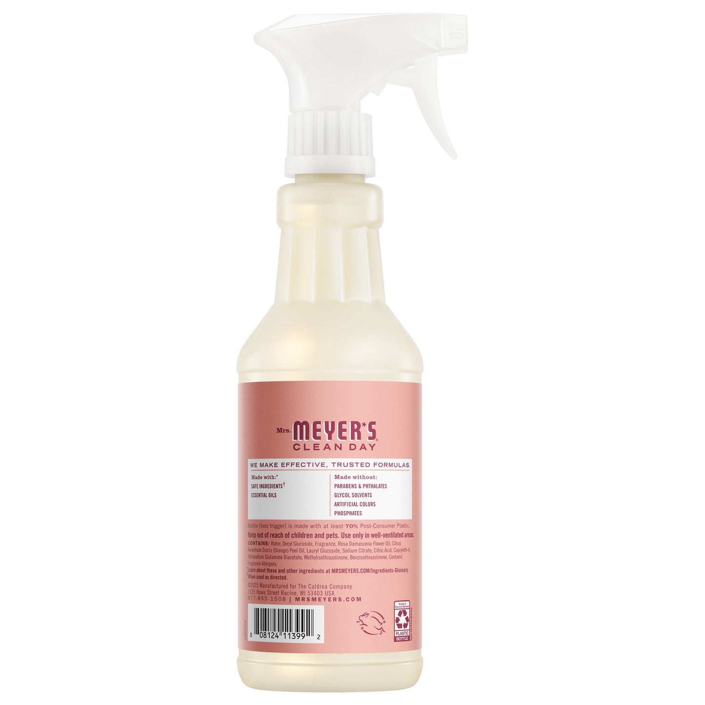 Mrs. Meyer's Rose Everyday Multi-Surface Cleaning Spray