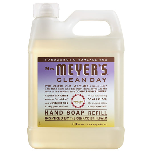 Mrs. Meyer's Compassion Flower Refill for Liquid Hand Soap
