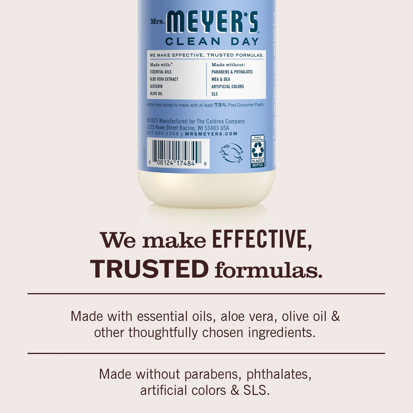 Mrs. Meyer's Bluebell Garden-Scented Liquid Hand Soap