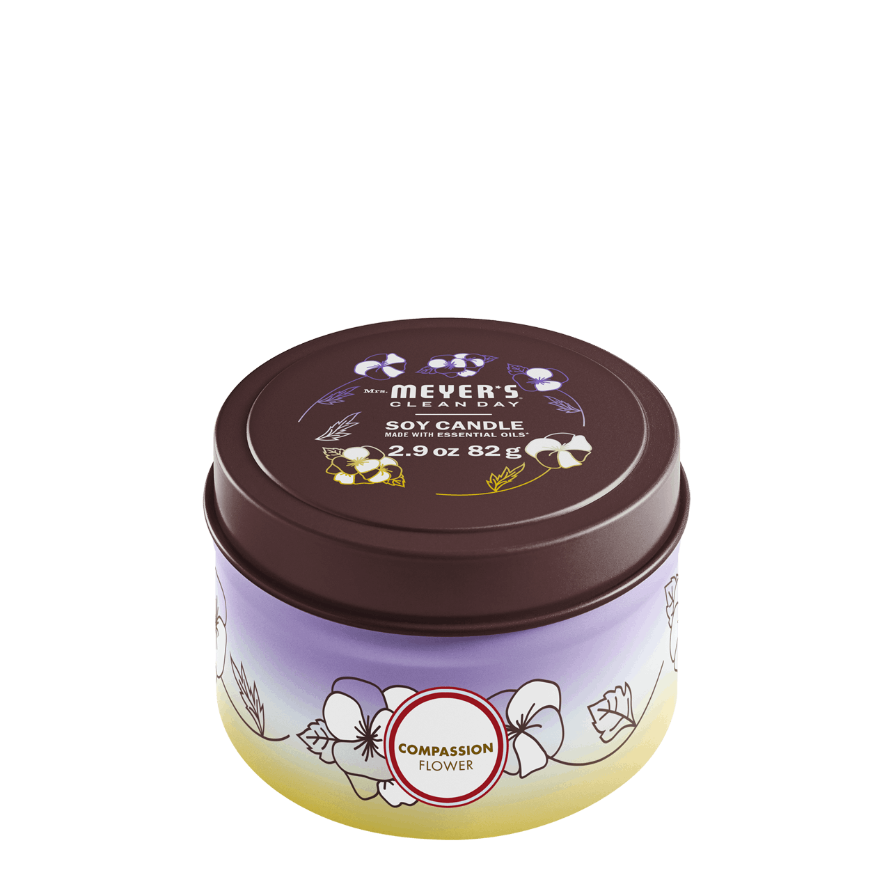 Mrs. Meyer's Compassion Flower Garden-Scented Tin Candle