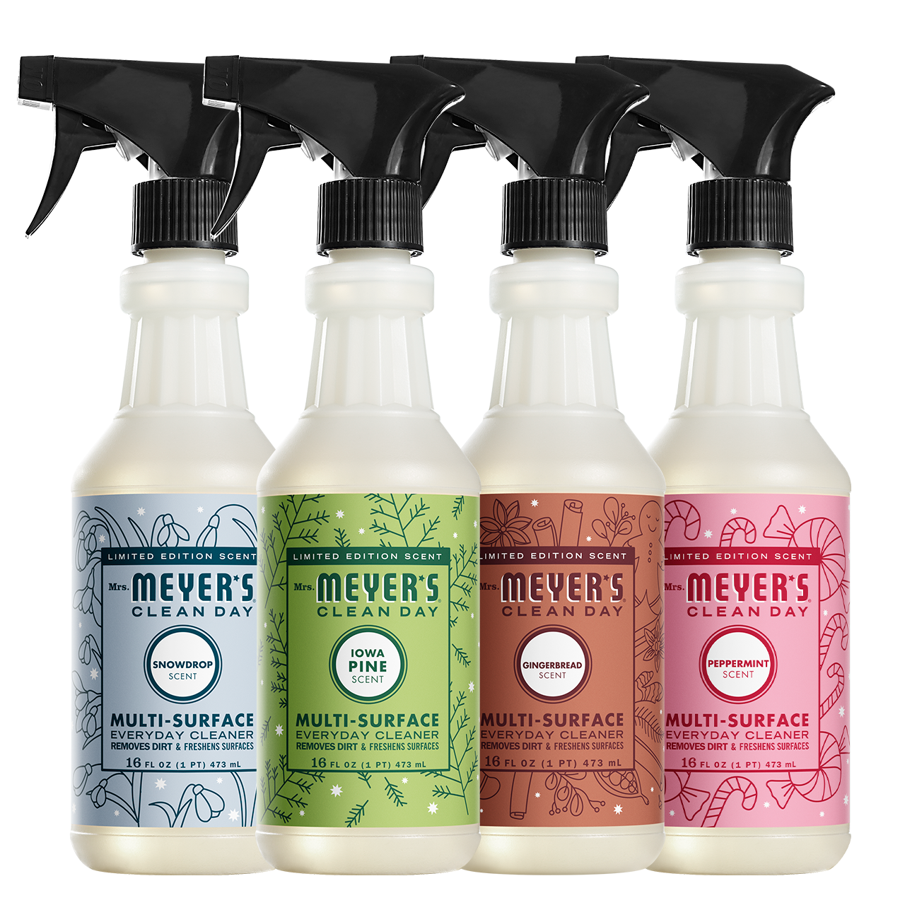 Mrs. Meyer's Holiday Seasonal Multi-Surface Cleaner Collection
