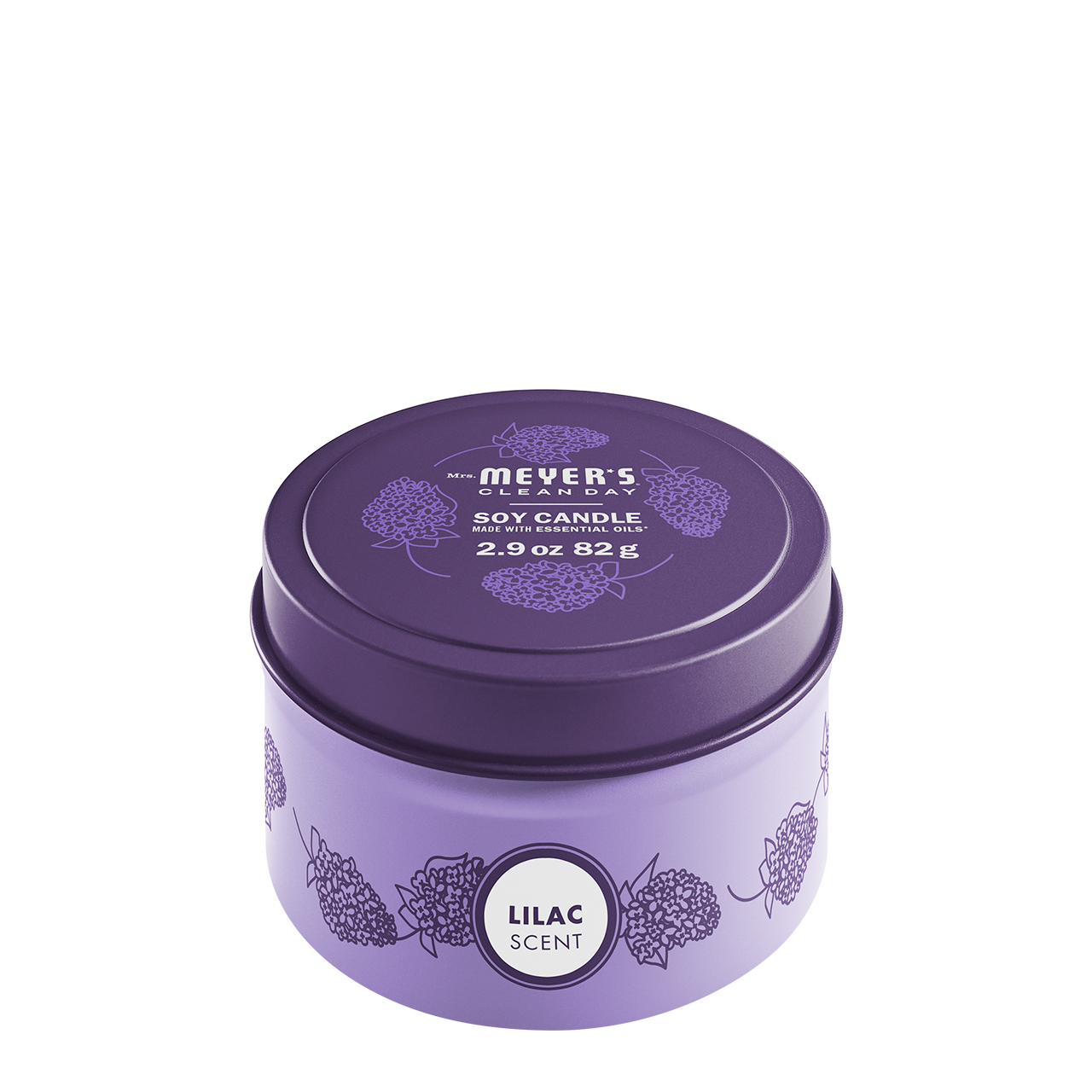 Mrs. Meyer's Lilac Garden-Scented Tin Candle