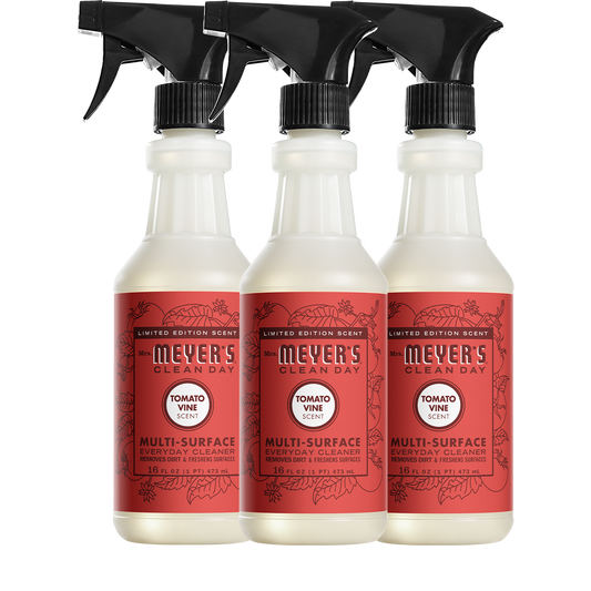 Mrs. Meyer's Tomato Vine 3-Count Everyday Multi-Surface Cleaner Bundle