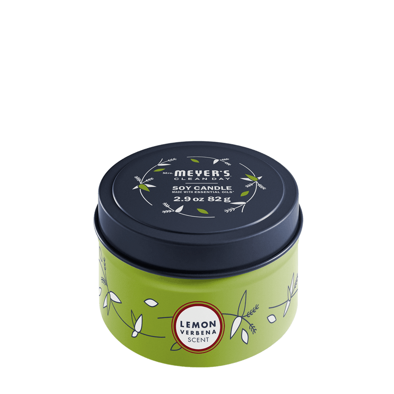 Mrs. Meyer's Lemon Verbena Garden-Scented Tin Candle