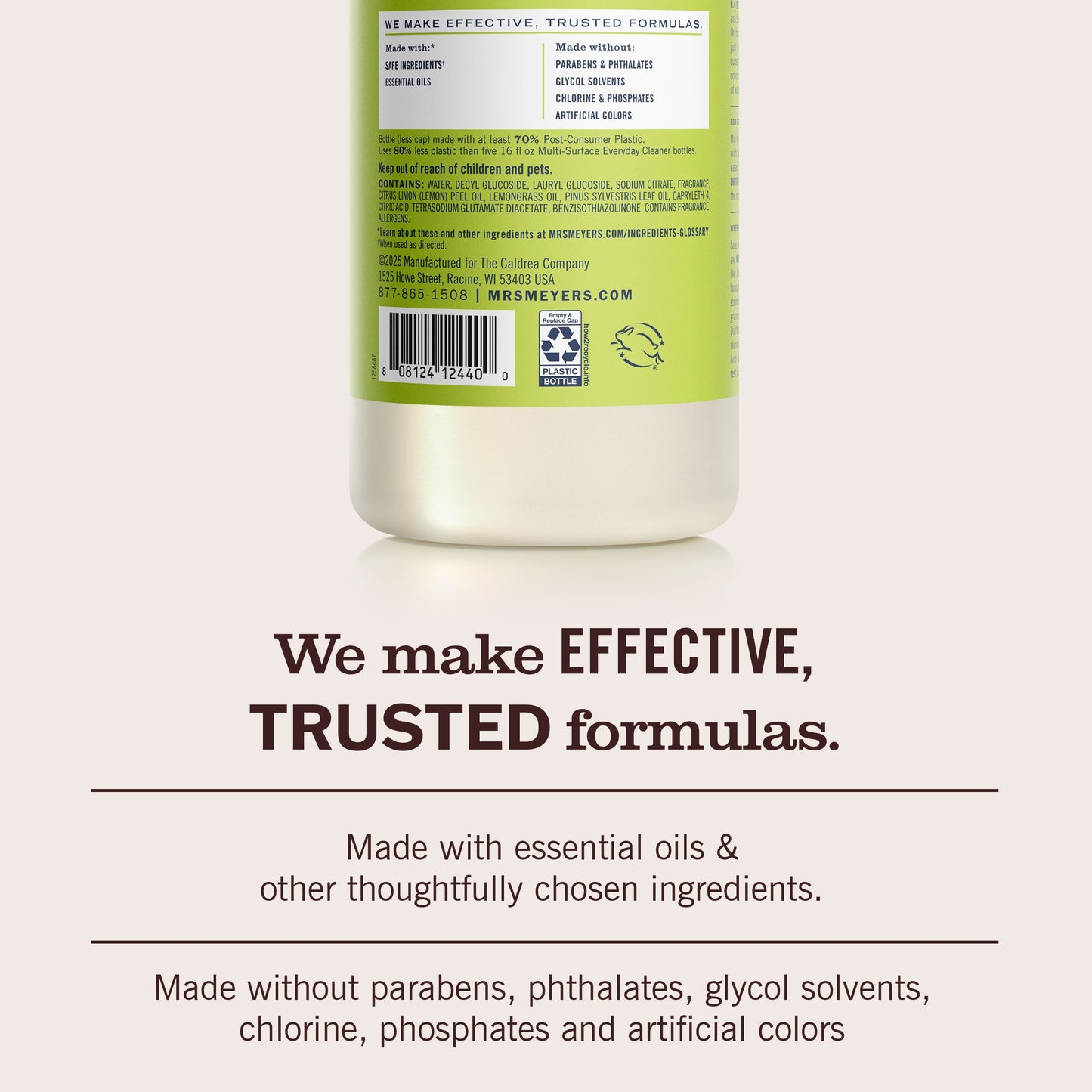 Mrs. Meyer's Lemon Verbena Concentrated Multi-Surface Cleaner